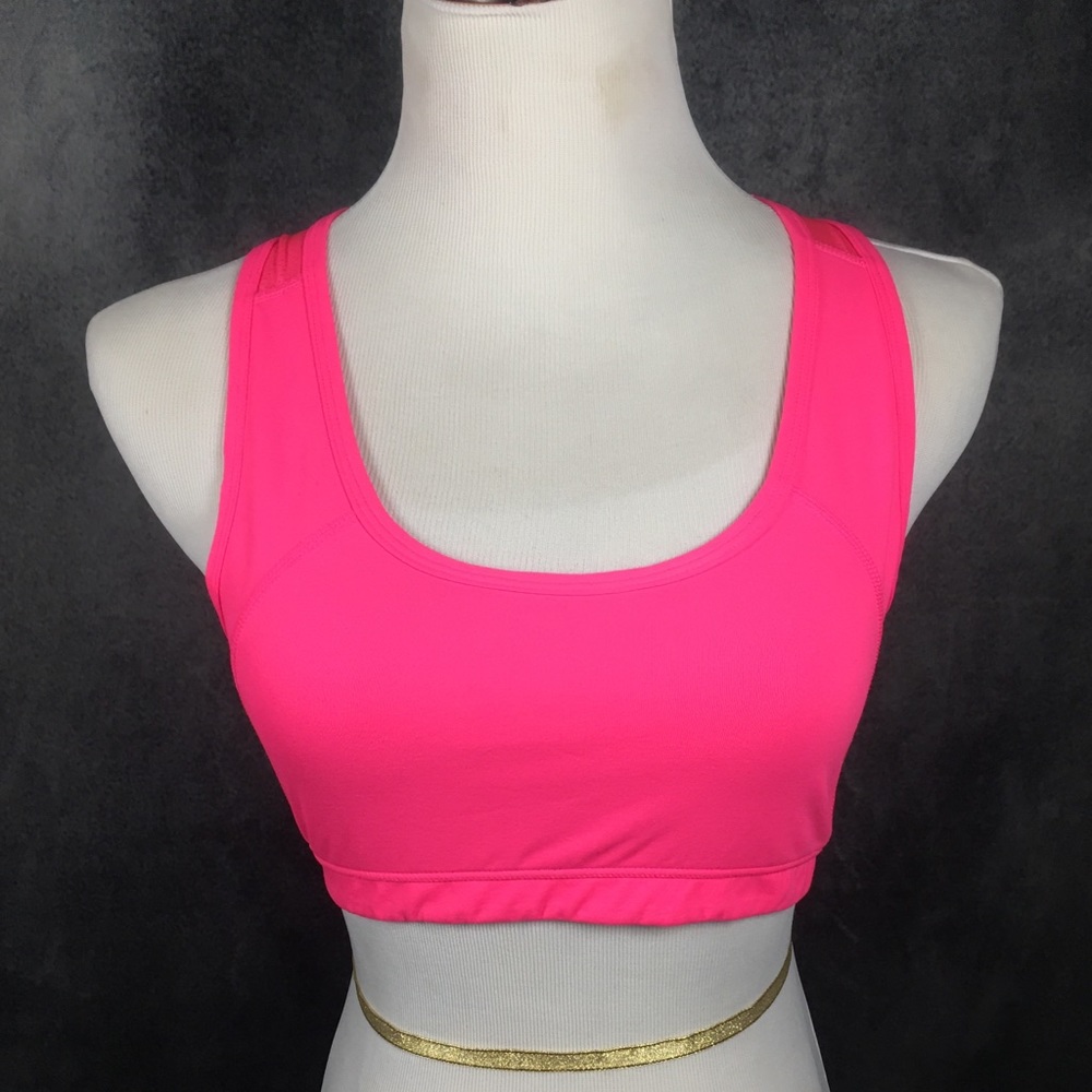 Fabletics Sports Bra in Vibrant Hot Pink